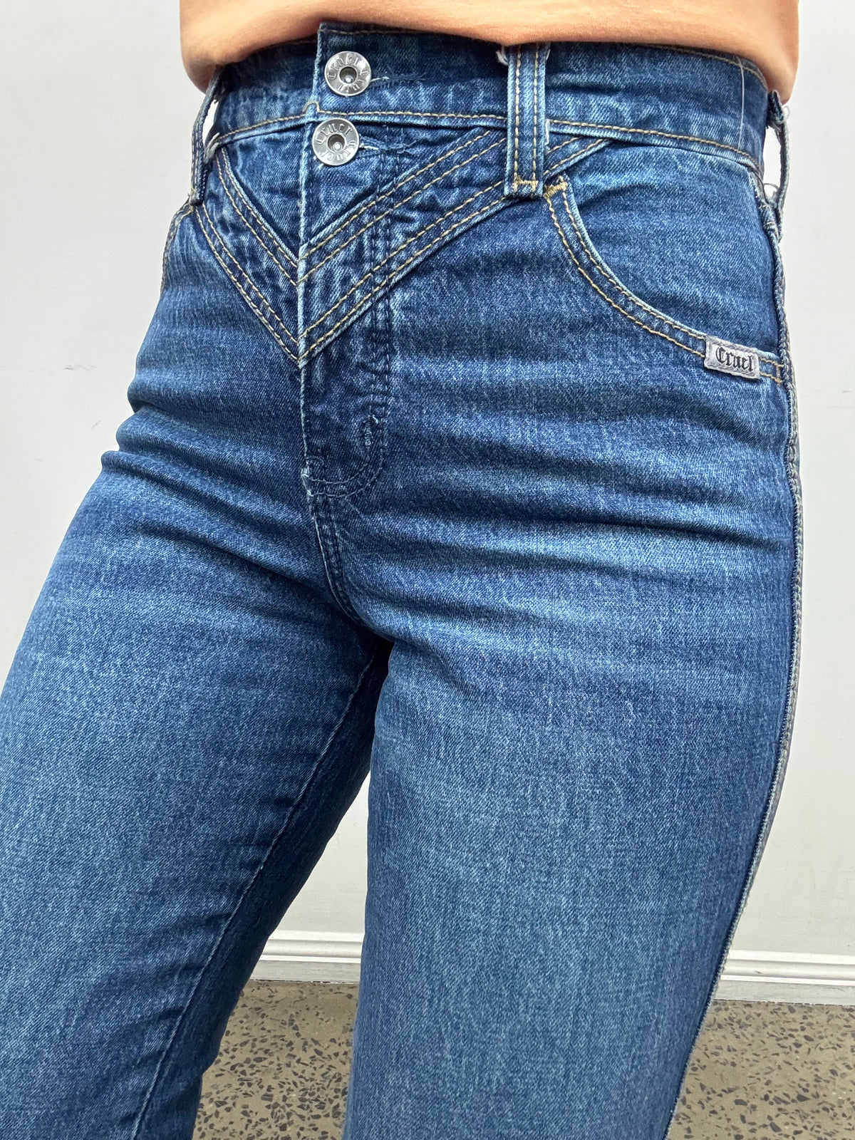 Cruel Girl Jeans - Quinn Medium Stone (CB75054001)