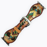 Leather Apple Watch Band -  Desert Teepee