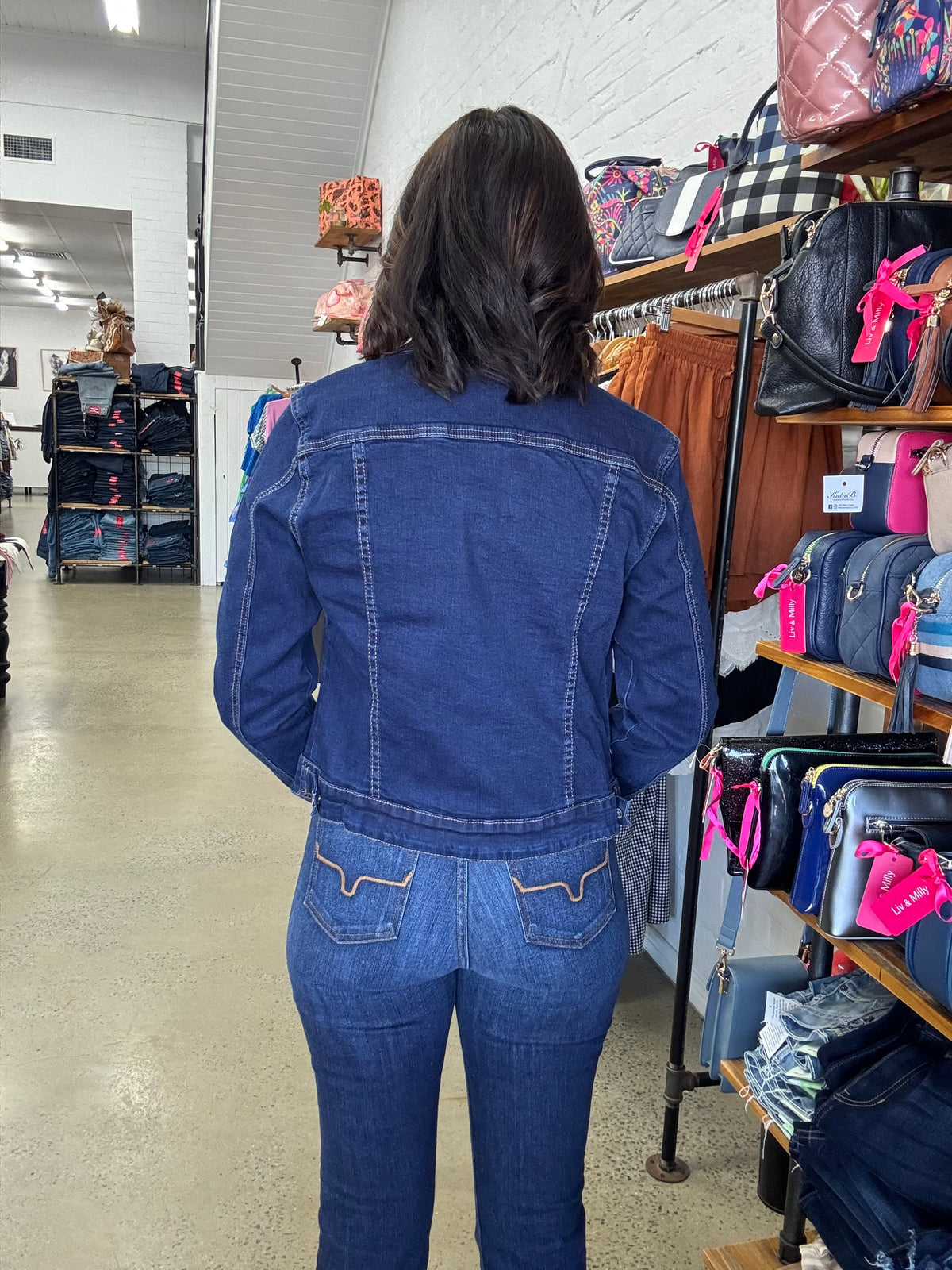 Jolene Denim Jacket - Dark Wash