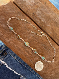 Wren Necklace - Turquoise Stones