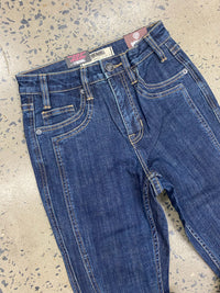 Rock & Roll Cowgirl Jeans - BW4HD07198 - Saddle Stitch High Rise Bootcut