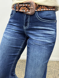Cowgirl Tuff Jeans - Edgy Wide Leg