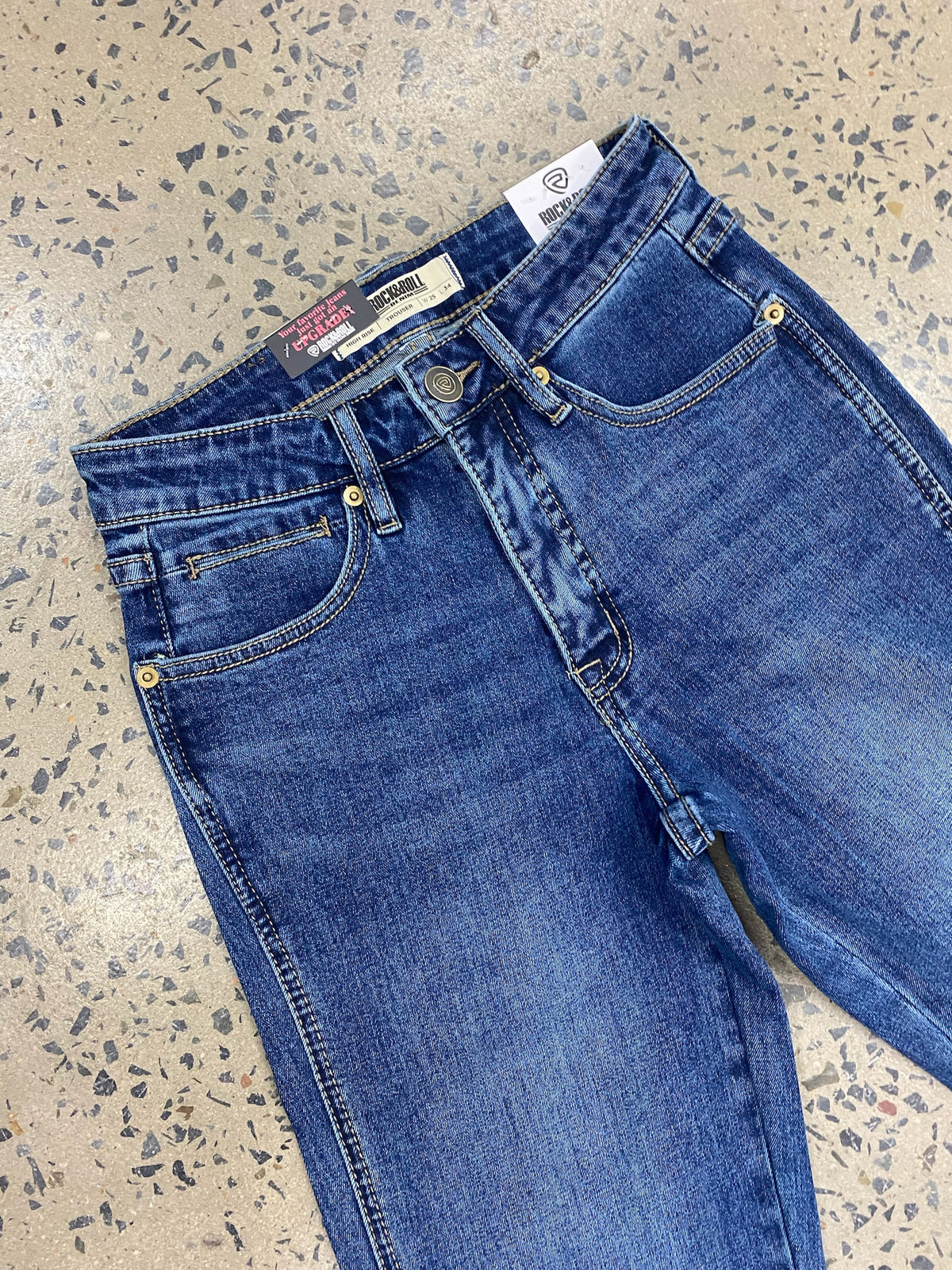 Rock & Roll Cowgirl Jeans - BW5HD06059 - High Rise Trouser