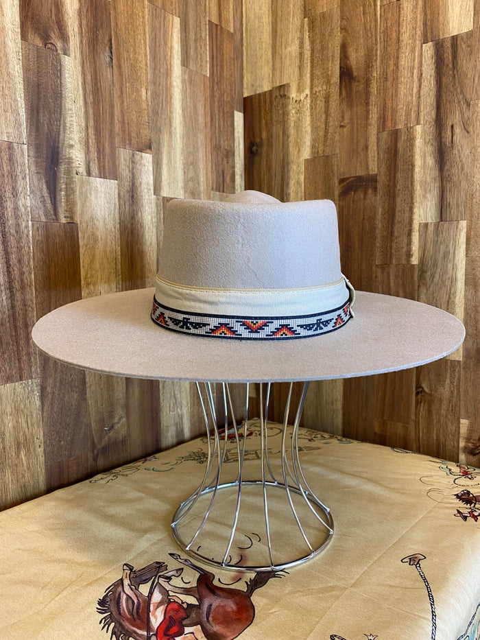 Gambler Felt Hat - Sand
