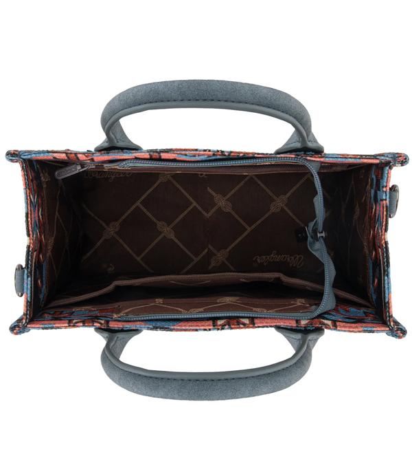 Wrangler Southwest Print Tote - Navy (WG2213-8120SNY)