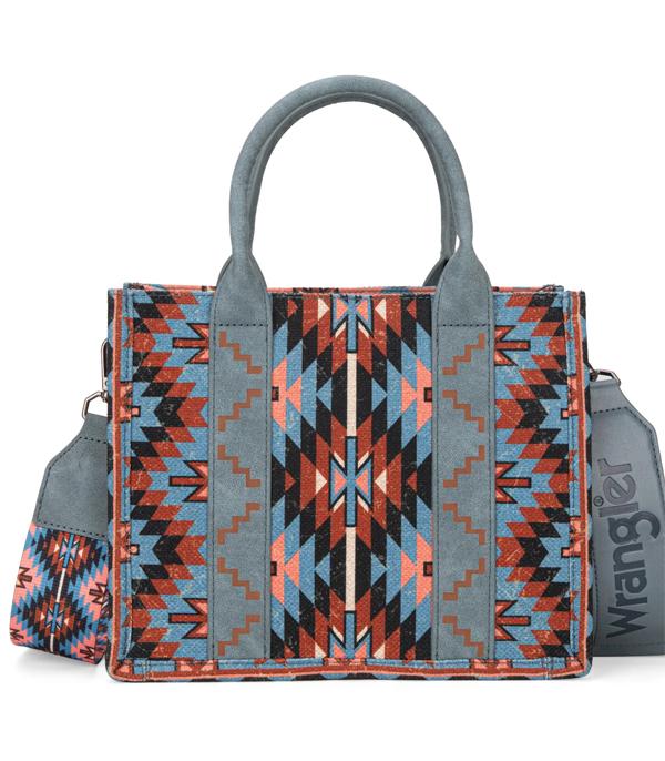 Wrangler Southwest Print Tote - Navy (WG2213-8120SNY)