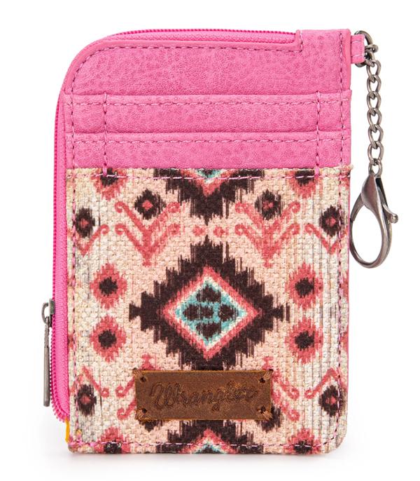 Wrangler Coin Purse - Southwestern Pink