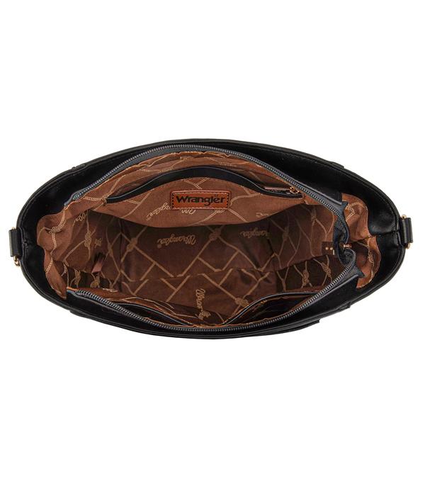 Wrangler Bucket Handbag - Black (WG67-9182BK)