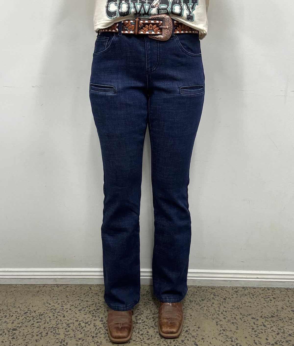 Cowgirl Tuff Jeans - Winter Flannel