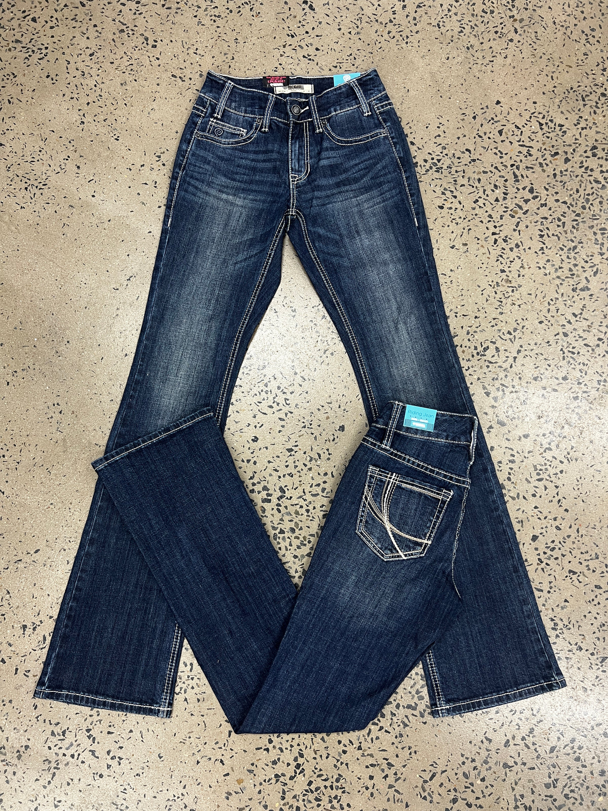 Rock & Roll Cowgirl Jeans - BW4RD06041 - Mid Rise Riding Fit