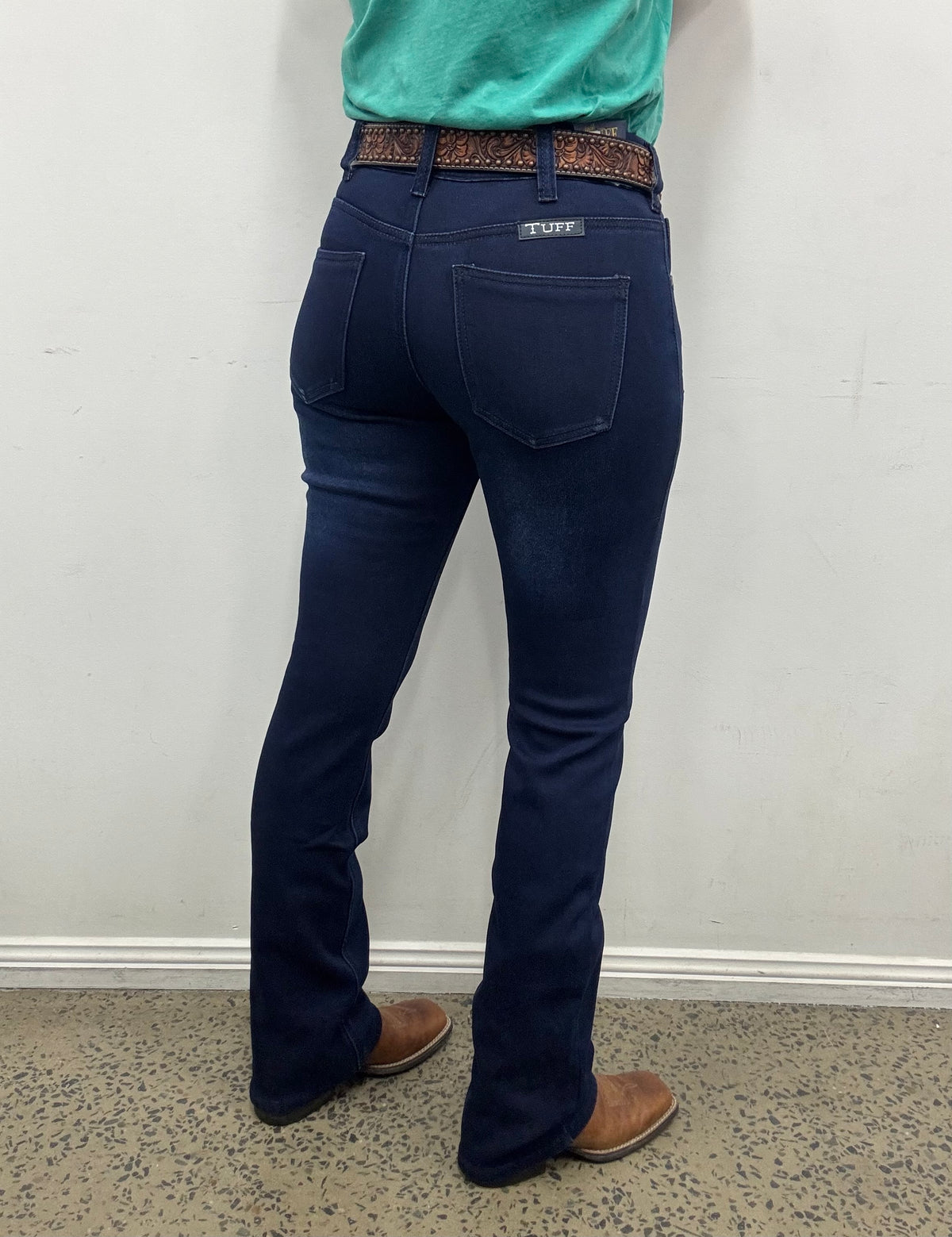 Cowgirl Tuff Jeans - Pull-On Flannel