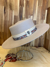 Gambler Felt Hat - Sand