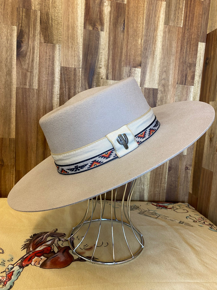 Gambler Felt Hat - Sand