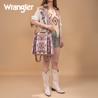 Wrangler Aztec Backpack - Pink (WG213-9110PK)