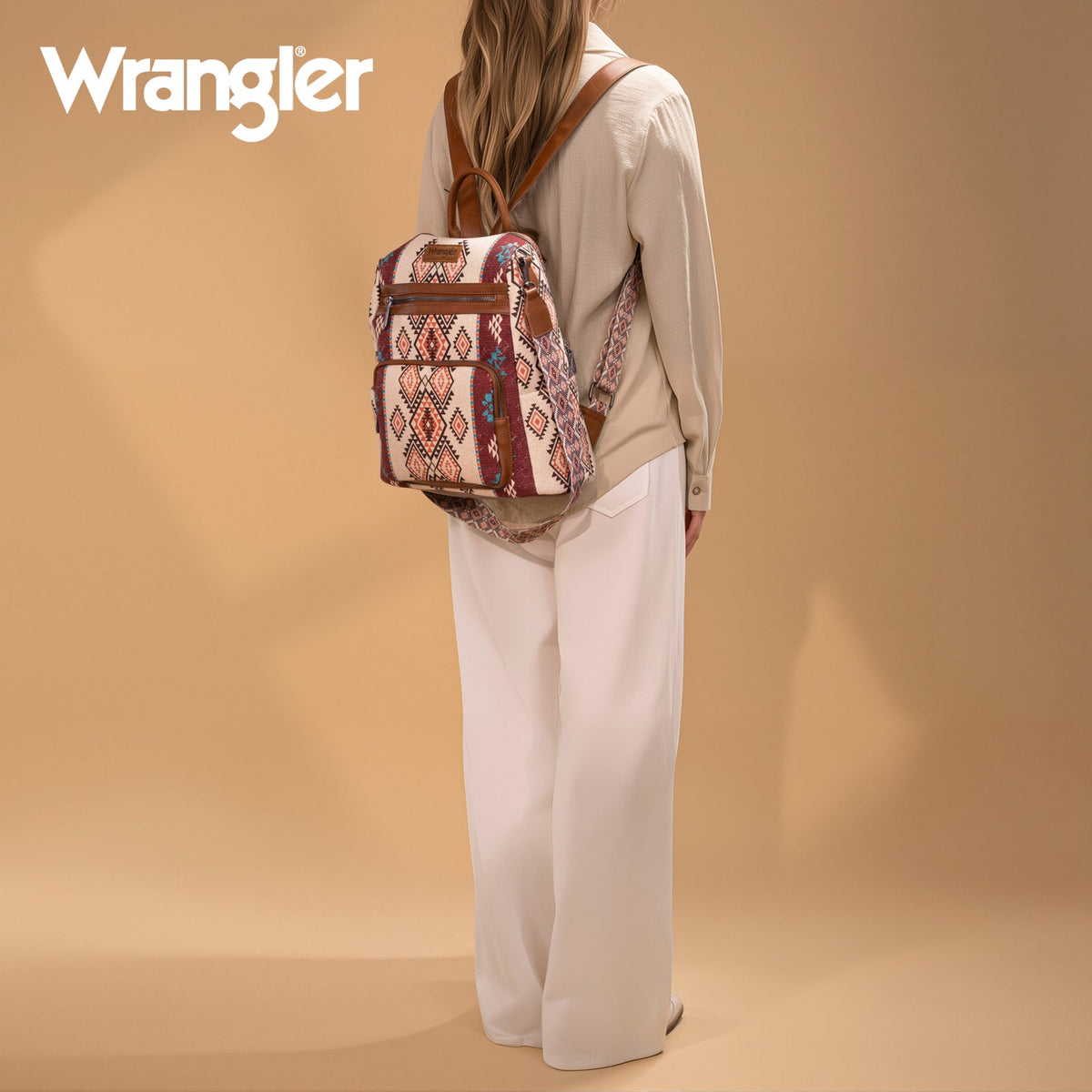 Wrangler Aztec Backpack - Brown (WG213-9110BR)
