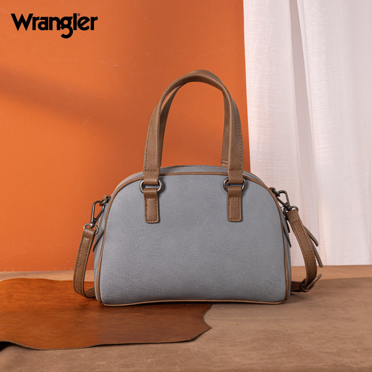 Wrangler Whipstitch Satchel Handbag - Jean (WG185-5112JN)