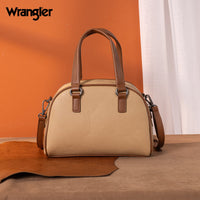 Wrangler Whipstitch Satchel Handbag - Tan (WG185-5112TN)