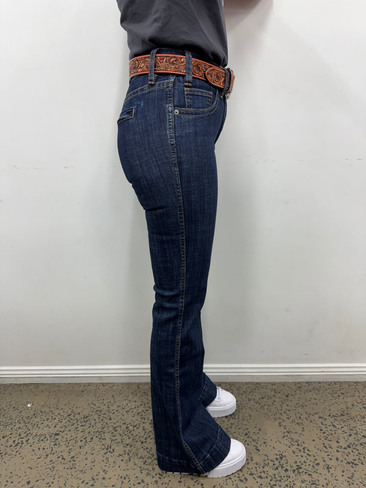 Rock & Roll Cowgirl Jeans - BW5HD06047- High Rise Trouser