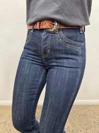 Rock & Roll Cowgirl Jeans - BW4HD07198 - Saddle Stitch High Rise Bootcut