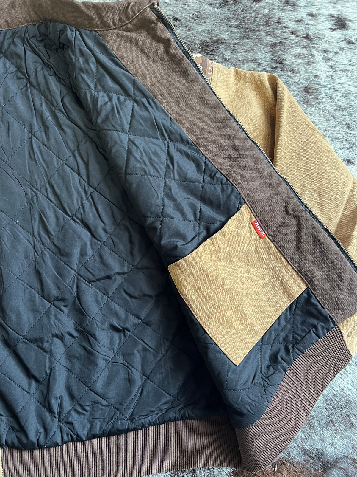 Canvas Bomber Jacket - The Bridger (Brown)