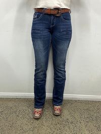 Cowgirl Tuff Jeans - Double Down Flannel