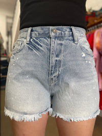 KanCan - Light Wash High Rise Shorts (KC7972M)