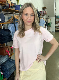 Eve Tee - Soft Pink