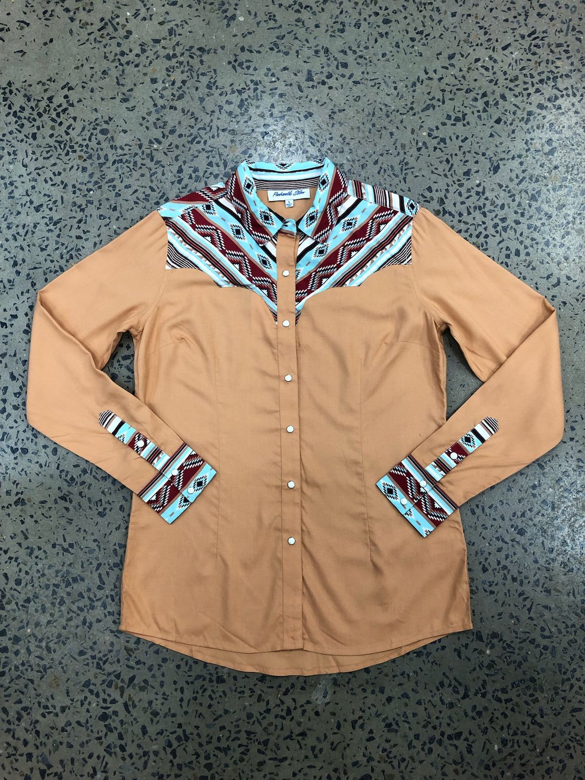 Rock and Roll - Jacquard Yoke Long Sleeved Snap (LWN2S07113)