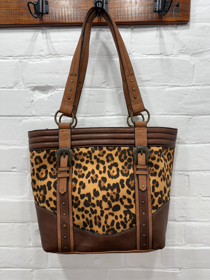 Ada - Cheetah Print Western Handbag