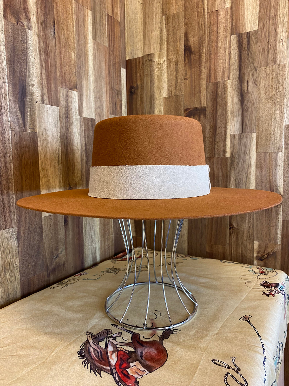Gambler Felt Hat - Camel