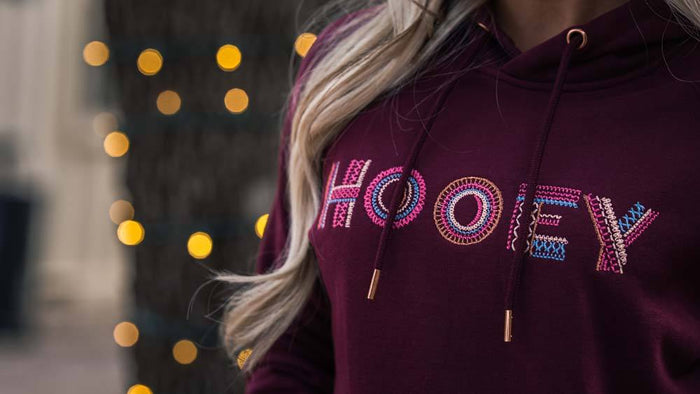 Hooey Hoodie - Artisan (Maroon/White)