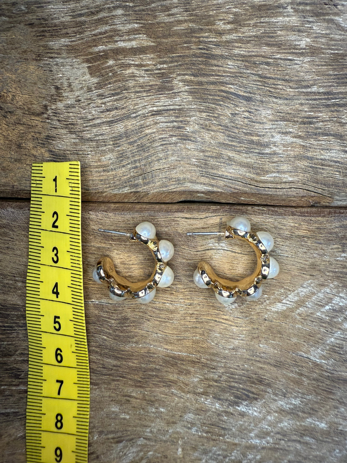 Earrings - Pearl Hoop