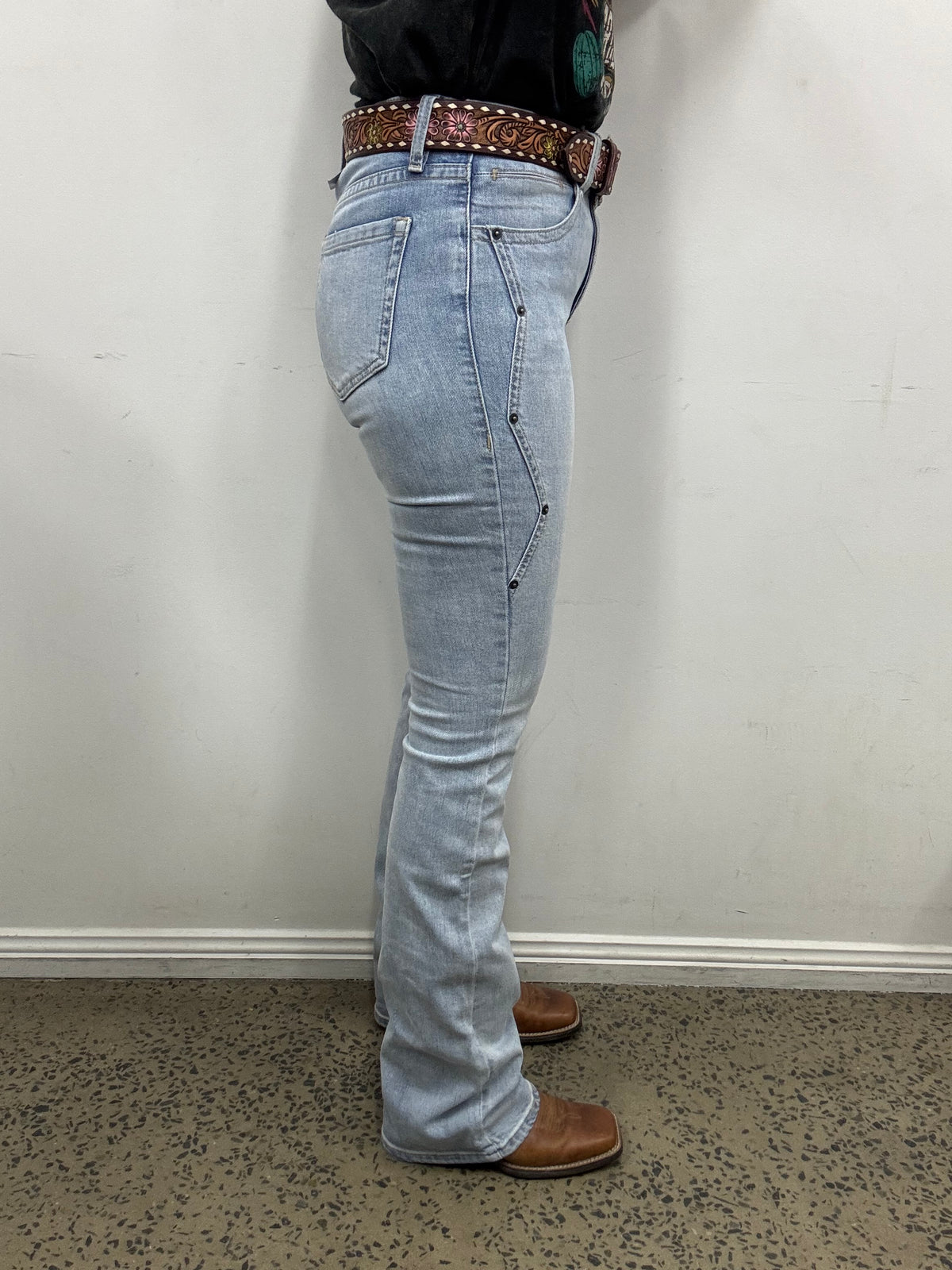 Rock & Roll Cowgirl Jeans - BW4HD06389 - Zig Zag High Rise Bootcut