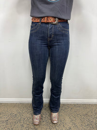 Rock & Roll Cowgirl Jeans - BW4HD07198 - Saddle Stitch High Rise Bootcut