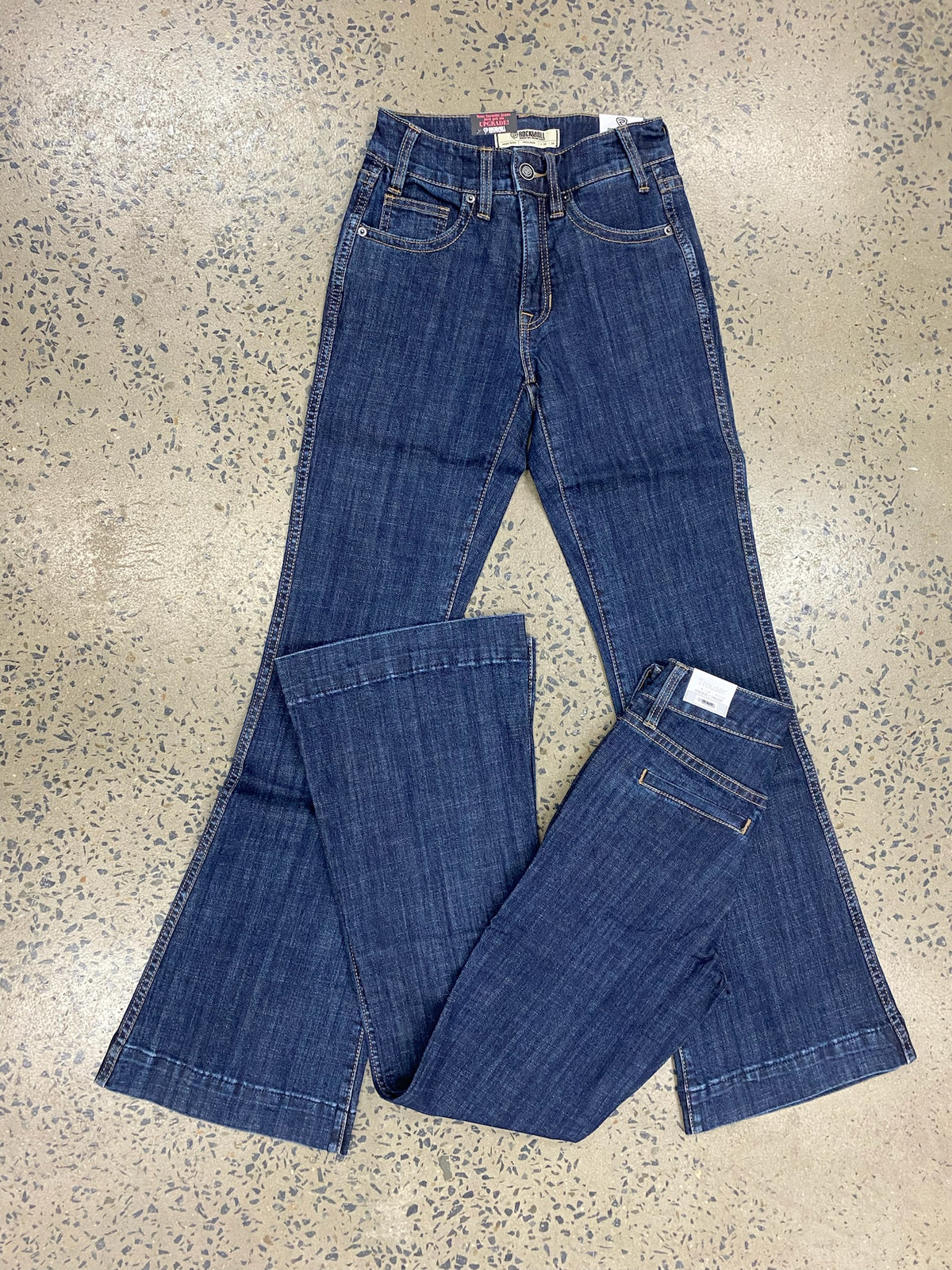 Rock & Roll Cowgirl Jeans - BW5HD06047- High Rise Trouser