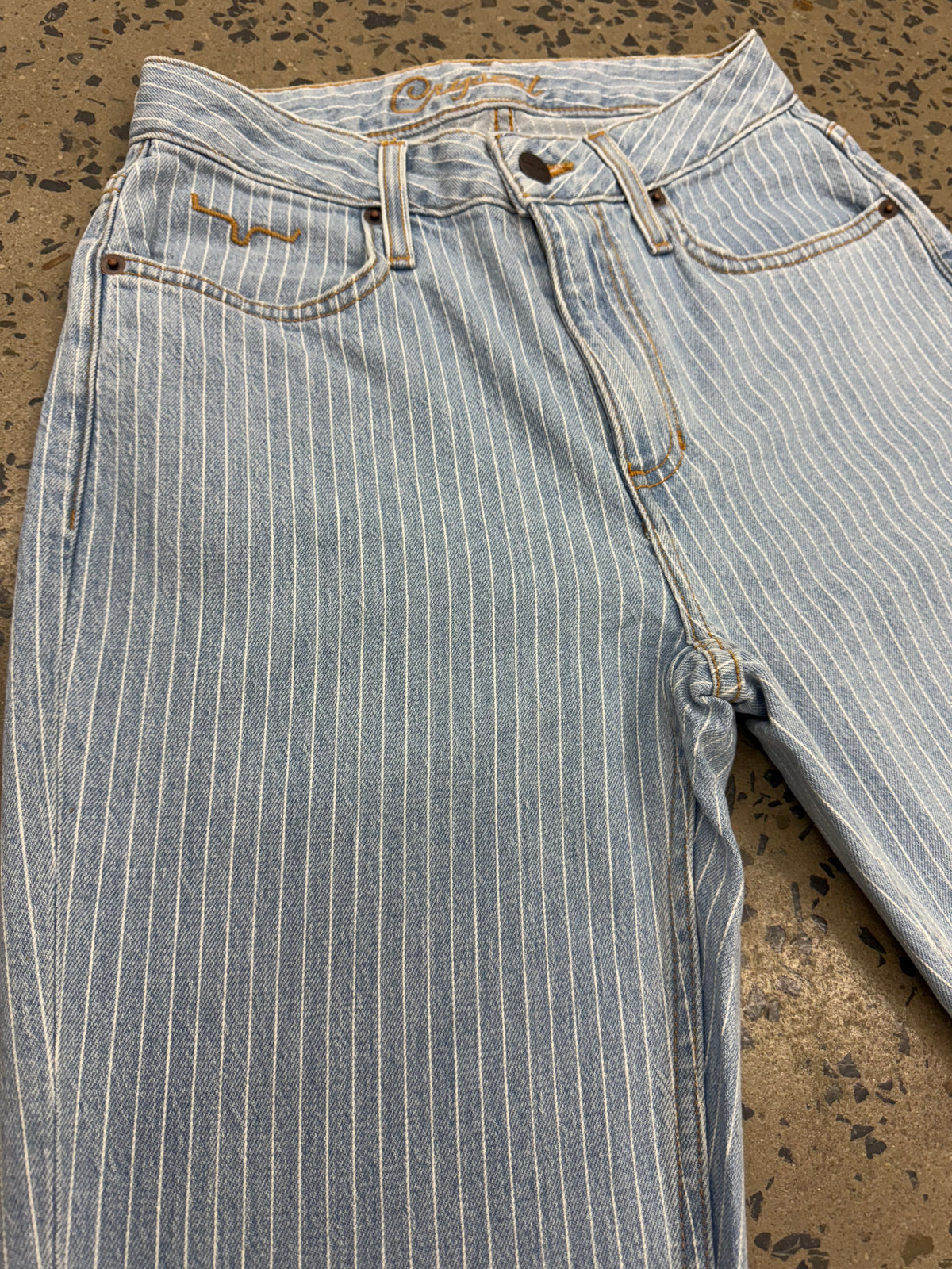 Kimes Ranch Jeans - Crystal Light Wash Stripe
