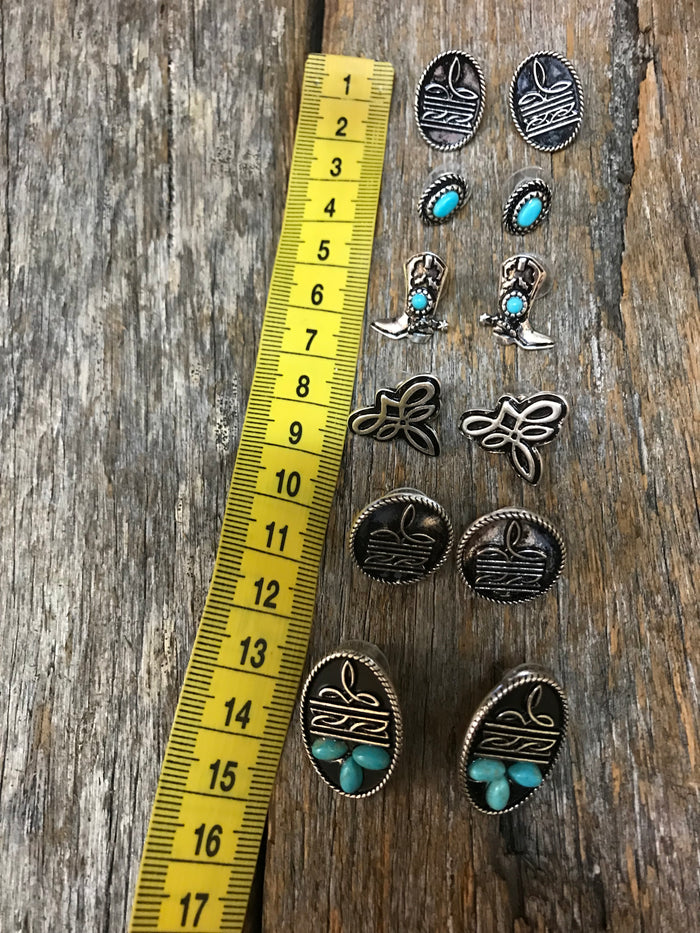 Rosie Set - Boots & Turquoise