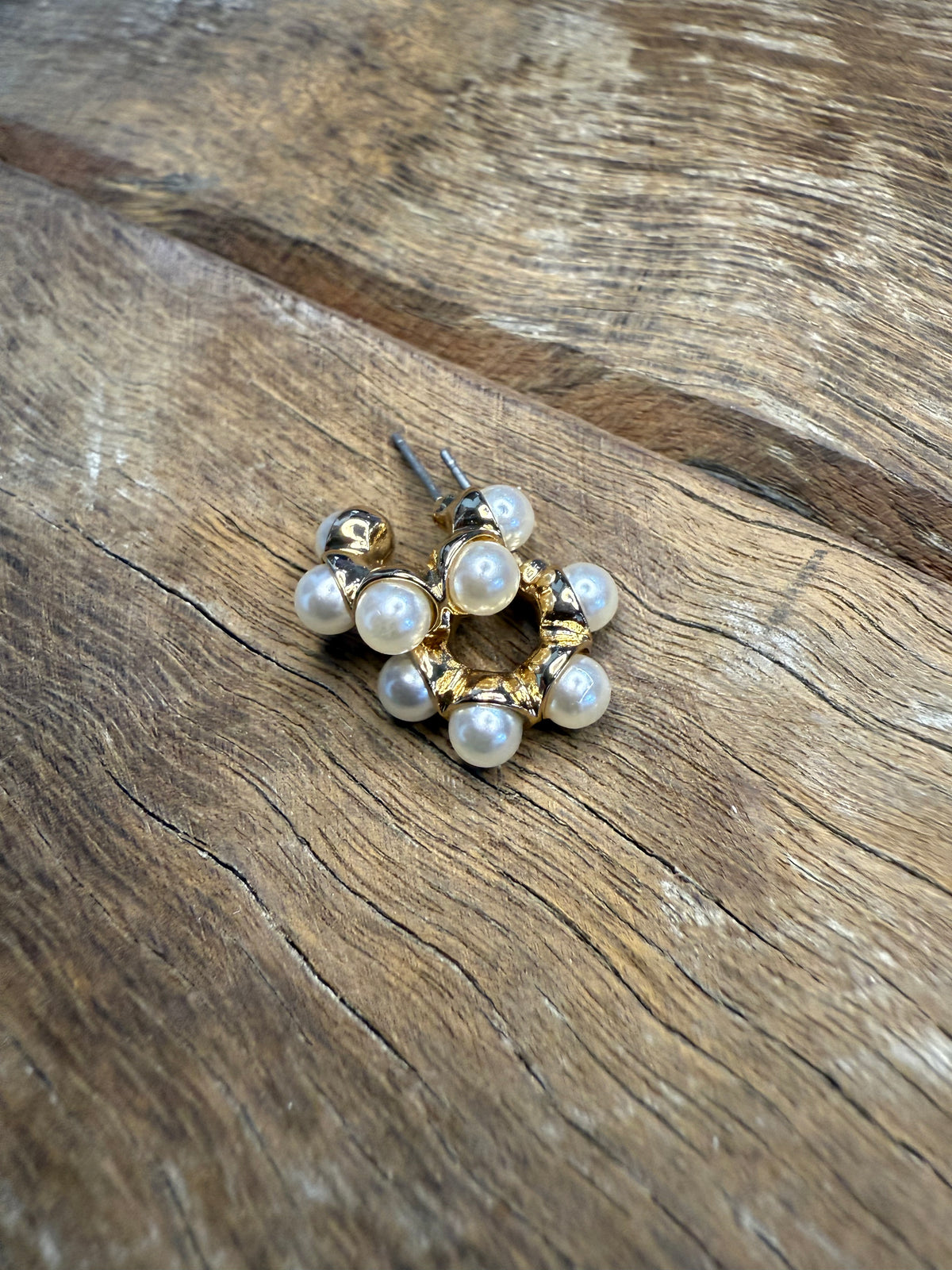 Earrings - Pearl Mini Hoop