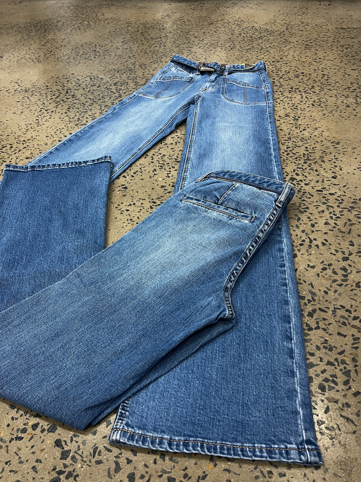 Rock & Roll Cowgirl Jeans - BW6HD06063 - High Rise Wide Leg Flare