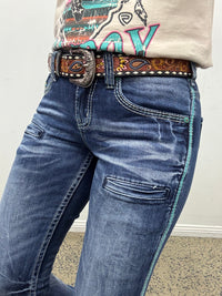 Cowgirl Tuff Jeans - Twisted Turquoise