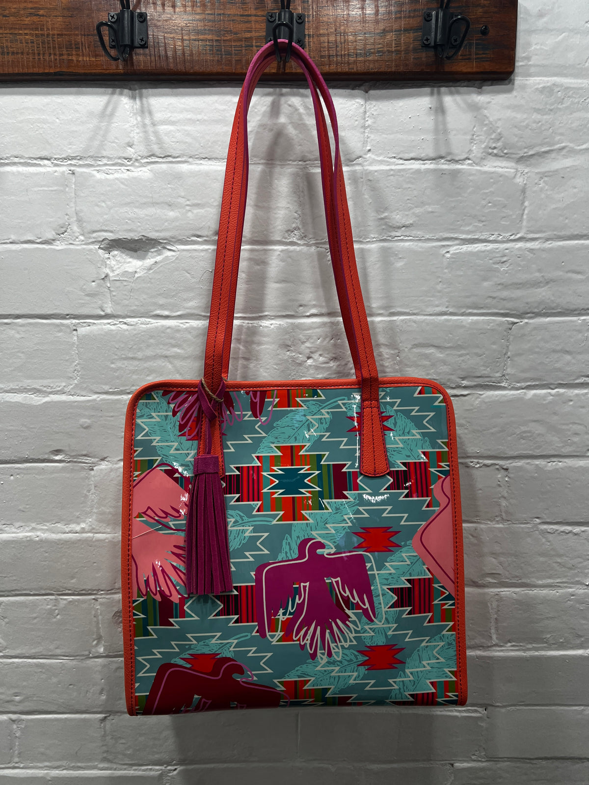 Cass - Western Thunderbird Print Jelly Tote