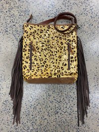 Zara - Cowhide and Leather Handbag