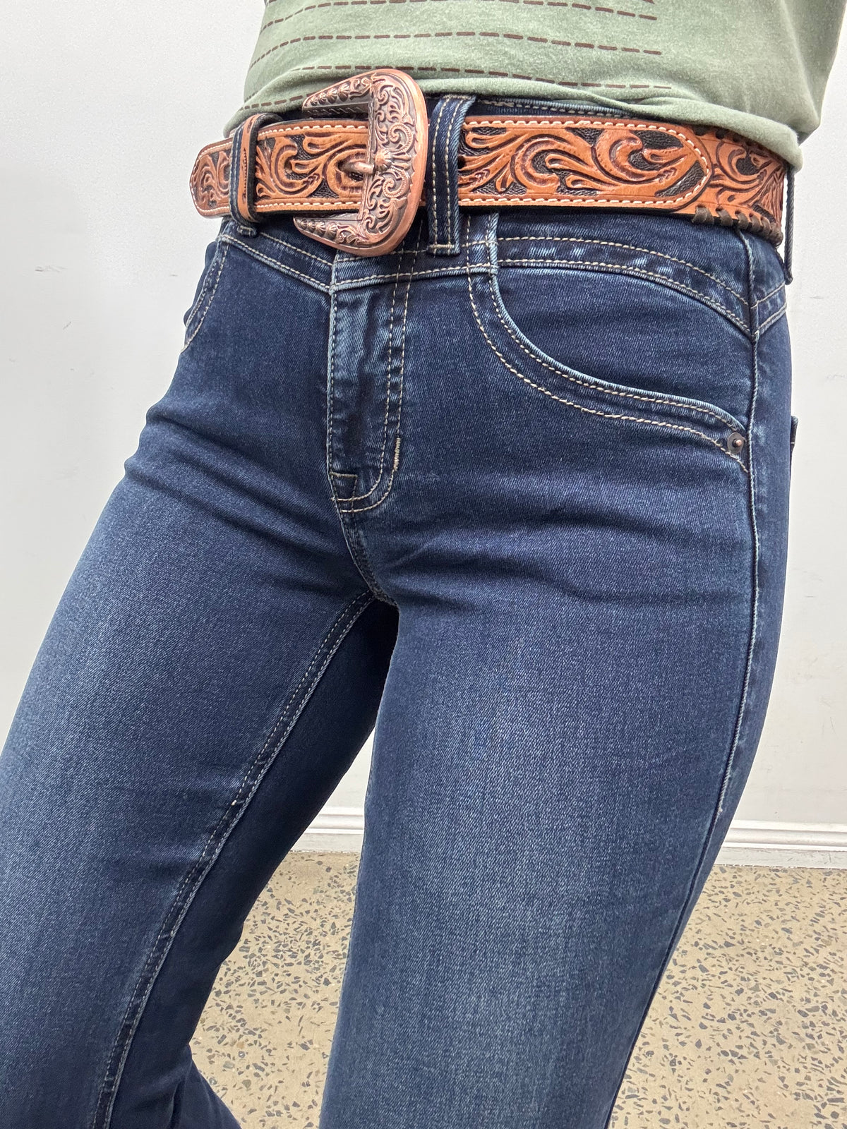 Rock & Roll Cowgirl Jeans - BW5HD06060 - High Rise Trouser