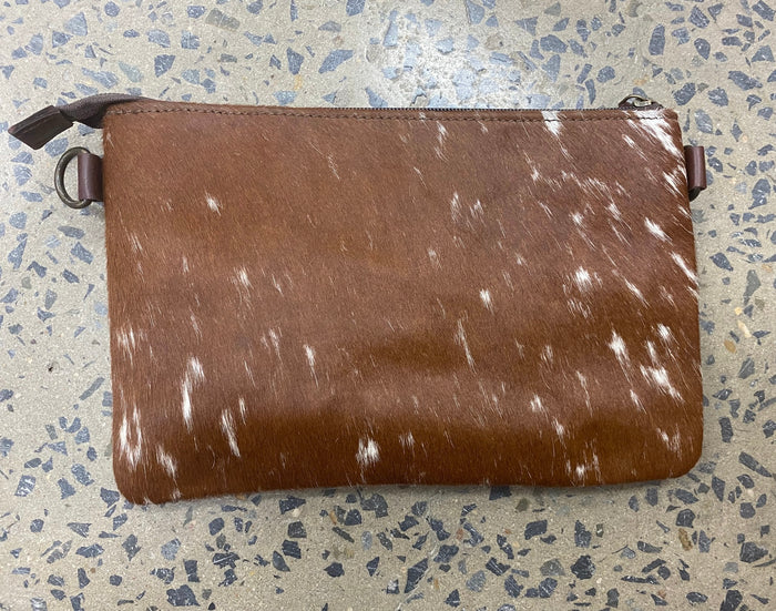 Betty - Cowhide Crossbody Clutch