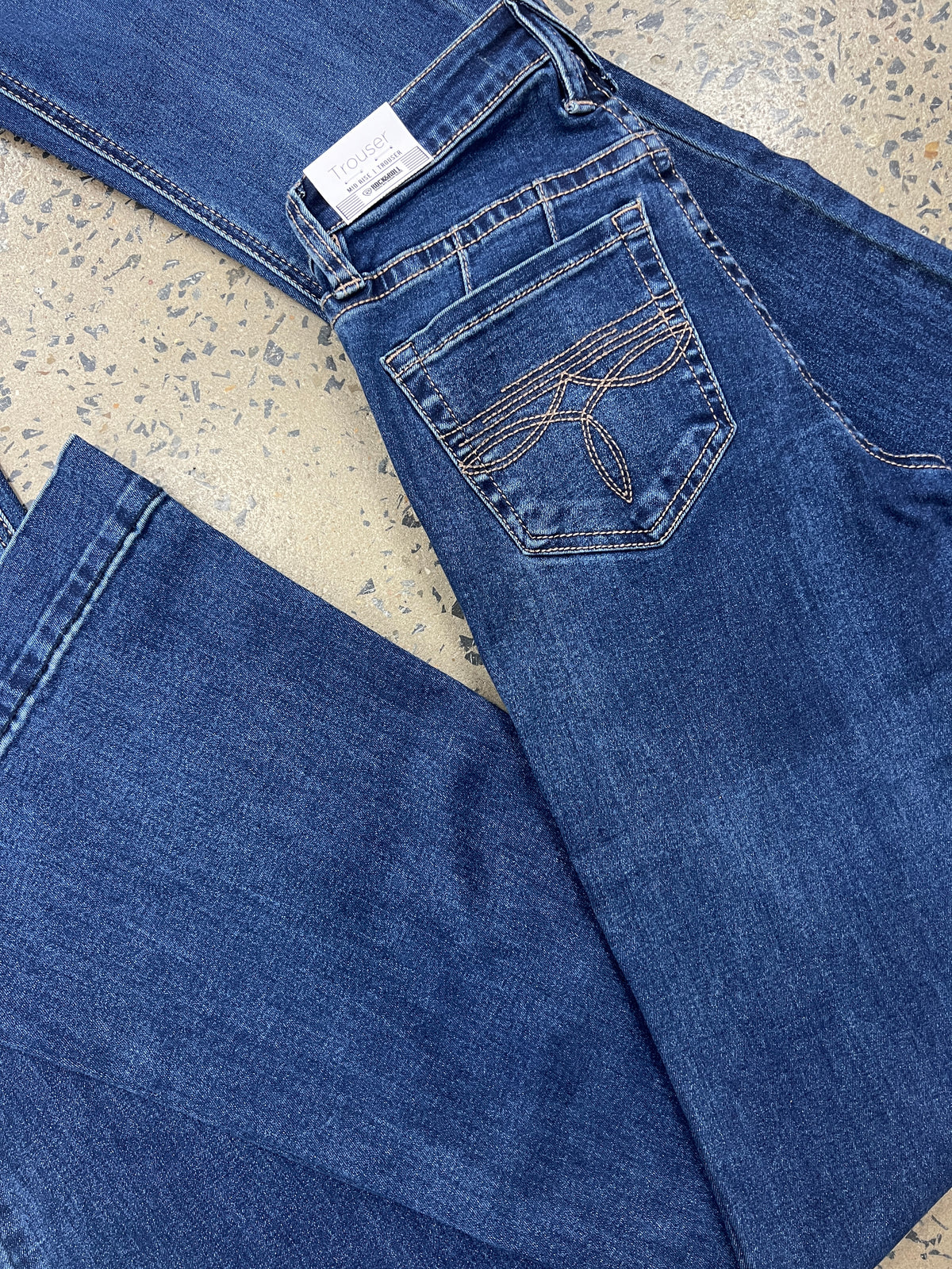 Rock & Roll Cowgirl Jeans - BW5MD06044 - Mid Rise Trouser