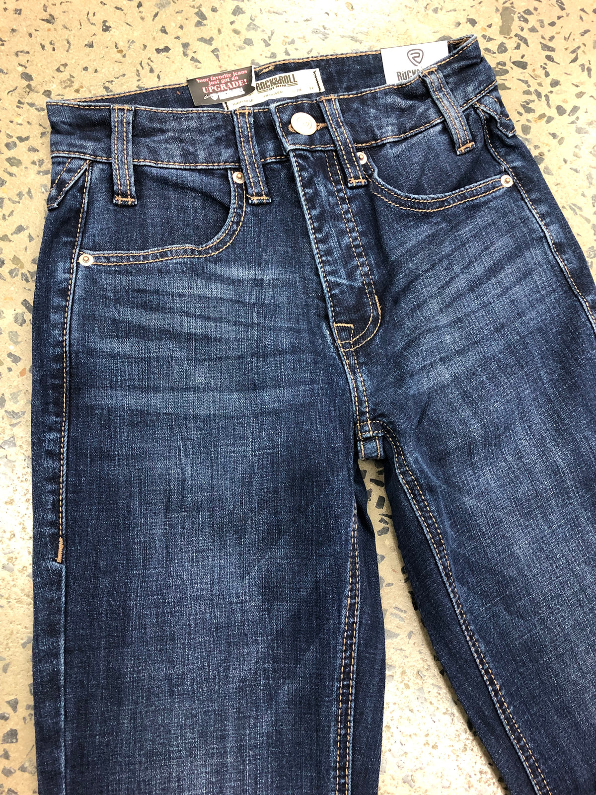 Rock & Roll Cowgirl Jeans - BW5HD07210 - Boot Stitch High Rise Trouser