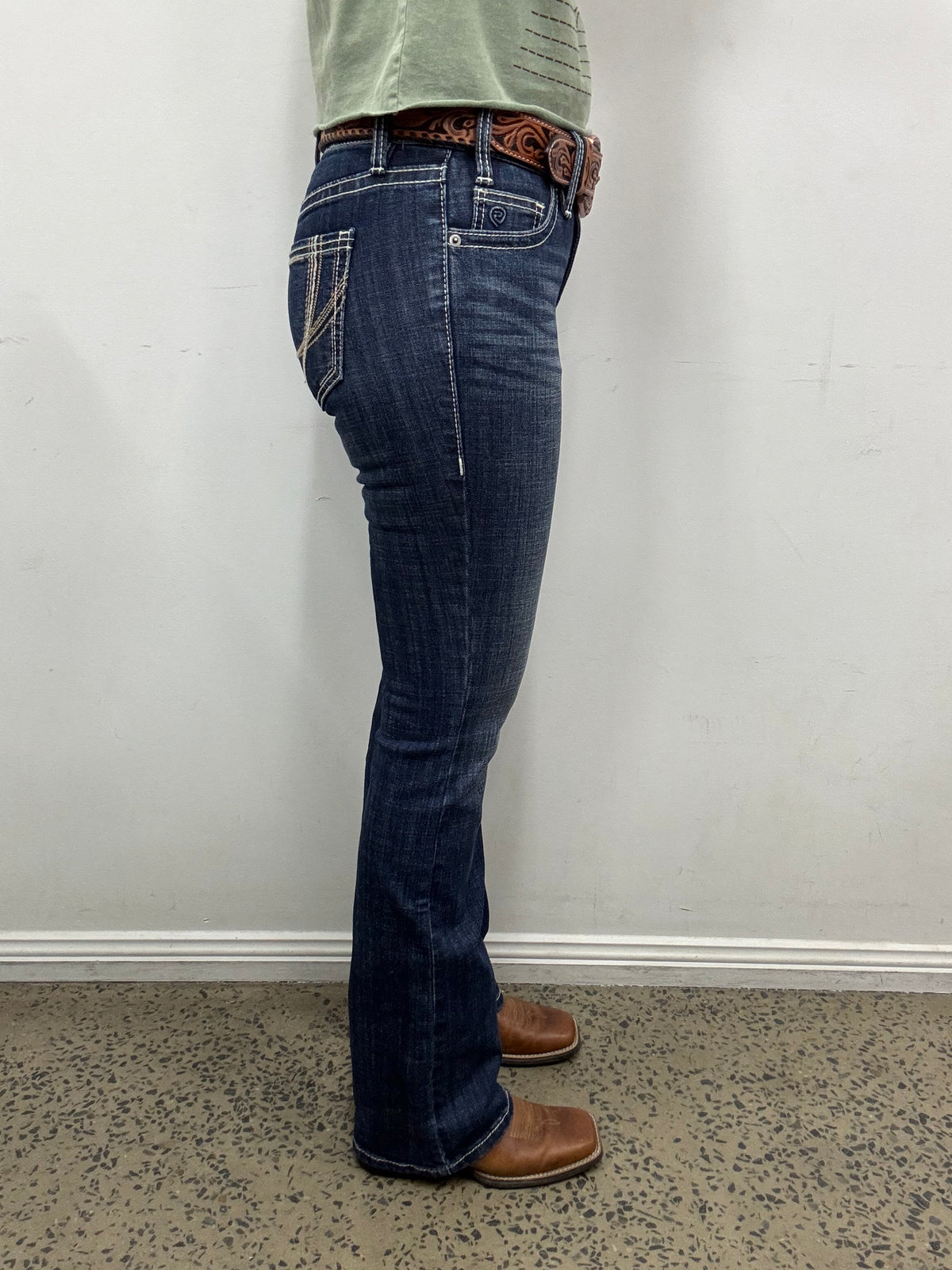 Rock & Roll Cowgirl Jeans - BW4RD06041 - Mid Rise Riding Fit