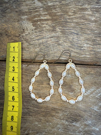 Earrings - Pearl Teardrop