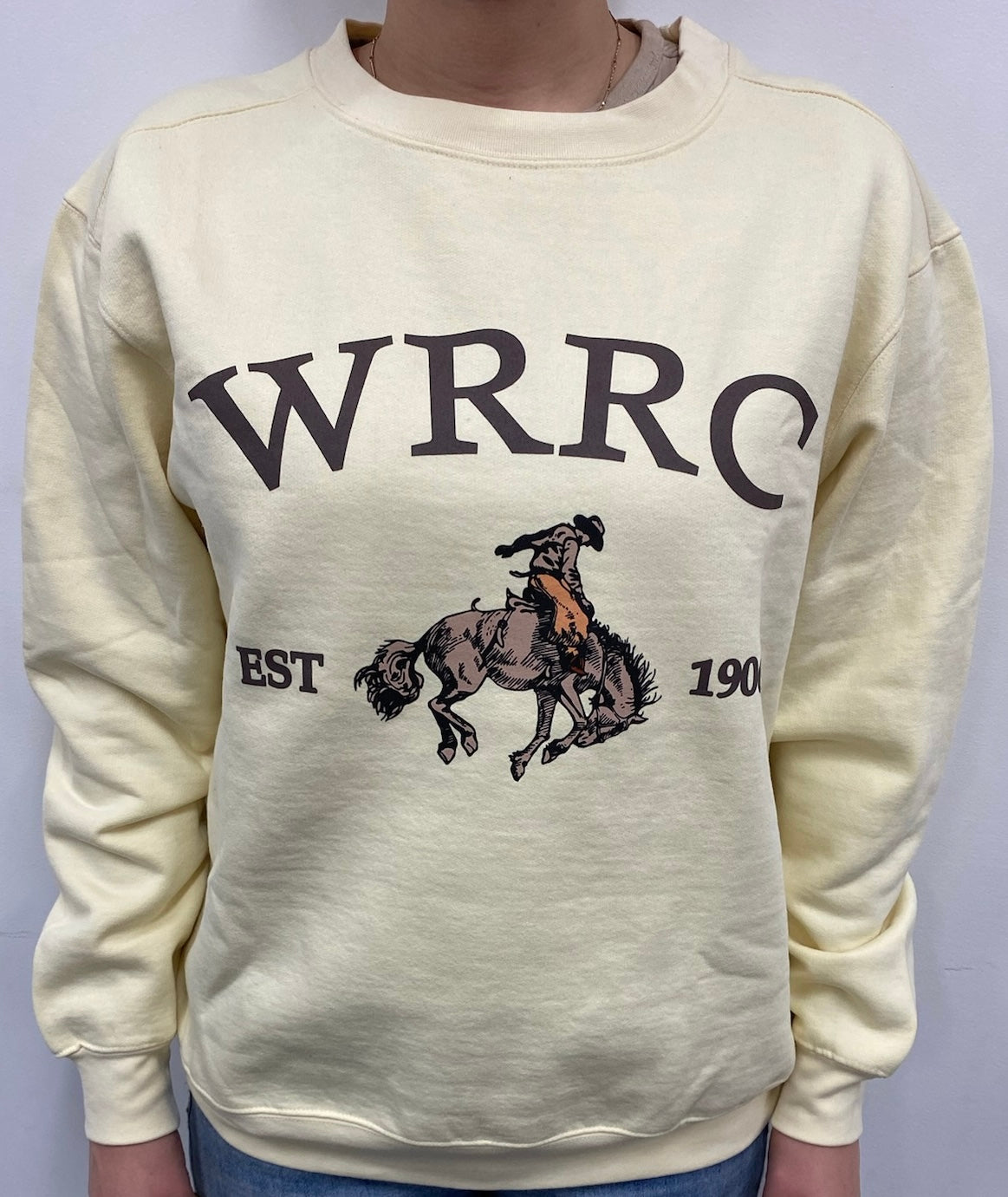 Whiskey Bent Hat Co Pullover - WRRC Bronc (Butter)