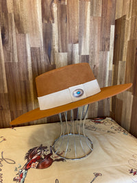 Gambler Felt Hat - Camel
